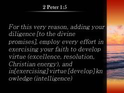 2 peter 1 5 this very reason make powerpoint church sermon