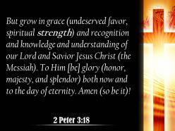 2 peter 3 18 the grace and knowledge powerpoint church sermon