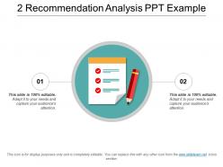 2 recommendation analysis ppt example