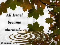 2 samuel 4 1 all israel became alarmed powerpoint church sermon