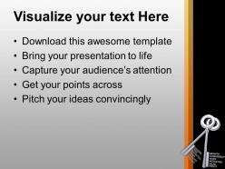 2 silver keys interconnected success powerpoint templates ppt themes and graphics 0113