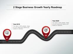 2 stage business growth yearly roadmap