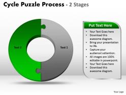 36518923 style puzzles circular 2 piece powerpoint presentation diagram infographic slide