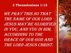 2 thessalonians 1 12 god and the lord jesus christ powerpoint church sermon