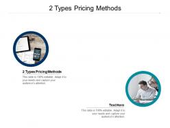 2 types pricing methods ppt powerpoint presentation gallery grid cpb