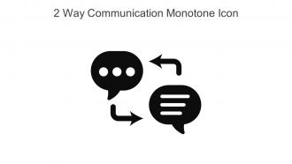 2 Way Communication Monotone Icon In Powerpoint Pptx Png And Editable Eps Format