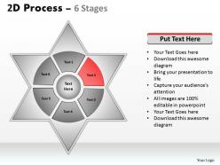 2d mixed process diagram with 6 stages