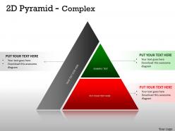 2d pyramid complex design with 2 stages