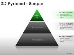2d pyramid simple powerpoint presentation slides