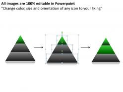 9846627 style layered pyramid 3 piece powerpoint presentation diagram infographic slide