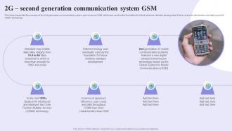 2G Second Generation Communication System GSM 1G To 5G Evolution Ppt Rules
