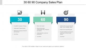 30 60 90 company sales plan