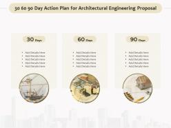 30 60 90 Day Action Plan For Architectural Engineering Proposal Ppt Gallery