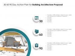30 60 90 day action plan for building architecture proposal ppt powerpoint presentation icon