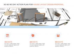 30 60 90 day action plan for house layout design proposal ppt gallery