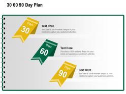 30 60 90 day plan attention m1235 ppt powerpoint presentation slides show