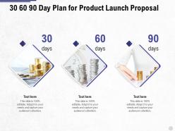 30 60 90 day plan for product launch proposal ppt powerpoint presentation visual aids