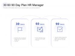 30 60 90 day plan hr manager
