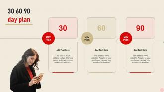 30 60 90 Day Plan Integrating Real Time Marketing Better Customer Experience MKT SS V