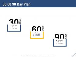 30 60 90 day plan management l1157 ppt powerpoint presentation file