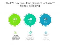 30 60 90 day sales plan graphics for business process modeling infographic template