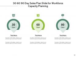 30 60 90 day sales plan revenue generation business process modeling graphics illustration