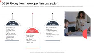 30 60 90 Day Team Work Performance Plan
