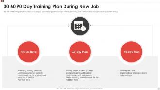 30 60 90 Day Training Plan During New Job
