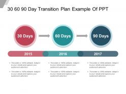 30 60 90 day transition plan example of ppt