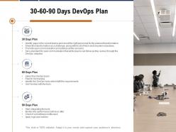 30 60 90 days devops plan devops cloud computing ppt powerpoint presentation pictures layouts