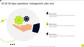 30 60 90 Days Operations Management Plan Icon