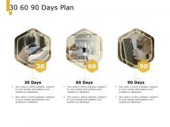 30 60 90 days plan a1000 ppt powerpoint presentation professional templates