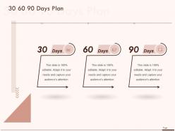 30 60 90 days plan a1015 ppt powerpoint presentation icon graphics tutorials