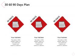 30 60 90 Days Plan A1076 Ppt Powerpoint Presentation Guidelines