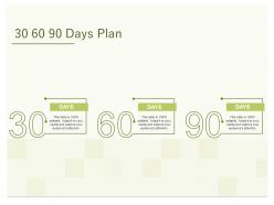 30 60 90 days plan a1083 ppt powerpoint presentation summary background