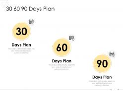 30 60 90 days plan a1096 ppt powerpoint presentation show graphics example
