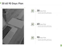 30 60 90 days plan a1142 ppt powerpoint presentation inspiration examples