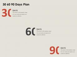 30 60 90 days plan a785 ppt powerpoint presentation outline aids