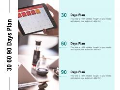 30 60 90 days plan a800 ppt powerpoint presentation pictures demonstration