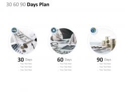 30 60 90 days plan a817 ppt powerpoint presentation slides graphics