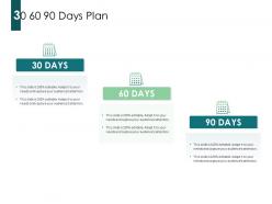 30 60 90 days plan a823 ppt powerpoint presentation icon gallery