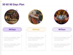 30 60 90 days plan a862 ppt powerpoint presentation file deck