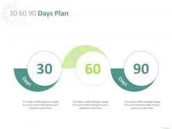 30 60 90 days plan a891 ppt powerpoint presentation ideas