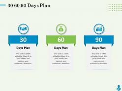 30 60 90 days plan adapt n183 powerpoint presentation graphic tips