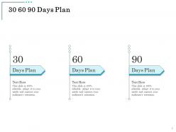 30 60 90 days plan audiences attention fixed asset ppt powerpoint presentation pictures