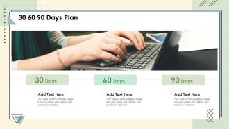 30 60 90 Days Plan Brand Communication Strategy Ppt Summary