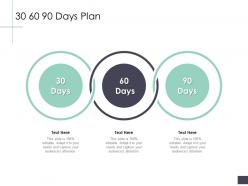 30 60 90 days plan business analysi overview ppt icons