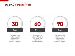 30 60 90 days plan c1119 ppt powerpoint presentation summary graphics