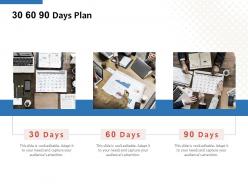 30 60 90 days plan c1157 ppt powerpoint presentation icon files