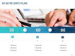 30 60 90 days plan c1307 ppt powerpoint presentation professional infographic template